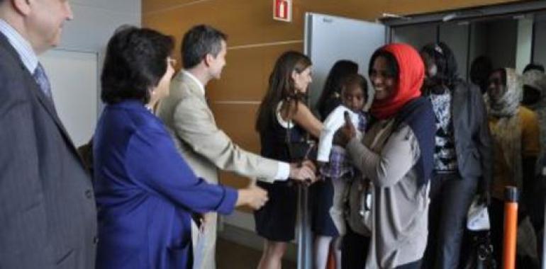 80 refugiados son acogidos en España bajo un programa de reasentamiento