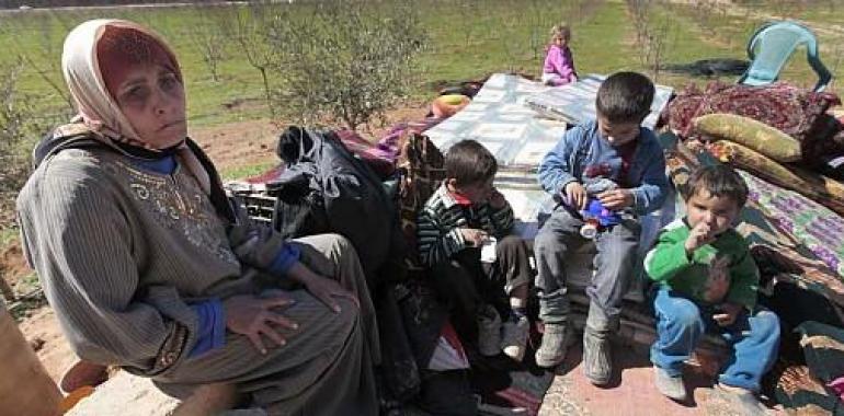 ACNUR expresa su preocupación por la cantidad de personas desplazadas por la violencia en Siria