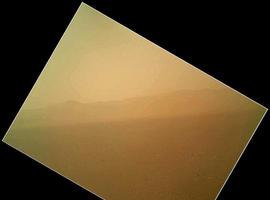 Primera fotografía en color del 'Curiosity'