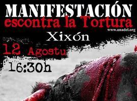 Escontra les corríes de toros en Xixón