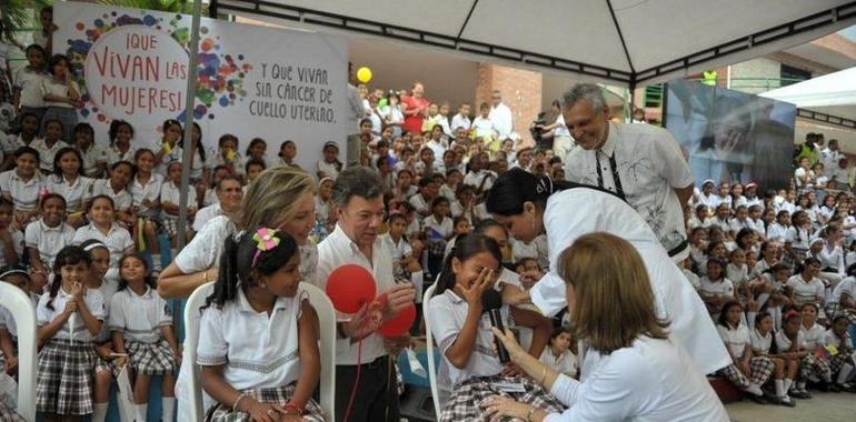 Campaña masiva de vacunación contra el Virus del Papiloma Humano en Colombia