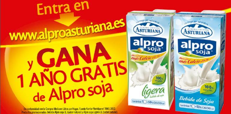 Gana 1 año gratis de Alpro Soja de Central Lechera Asturiana