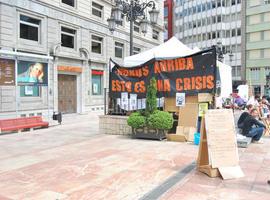 La acampada va por barrios