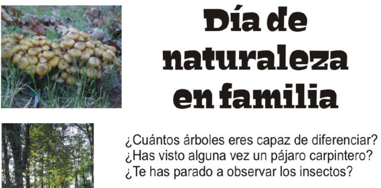 Un día de naturaleza en familia en el Parque de la Acebera