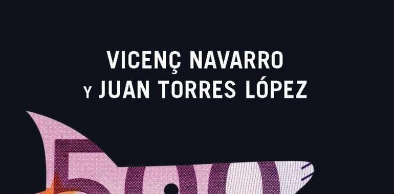 Juan torres presenta el viernes su libro "los amos del mundo", escrito conjuntamente con Vicenç Navarro