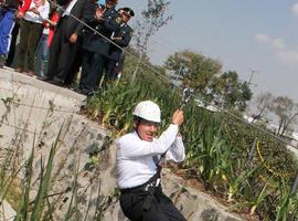 El presidente Calderón se despide 'en verde'