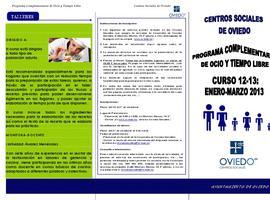 Oferta cursos 2013: Cata de vinos y Cocina Express