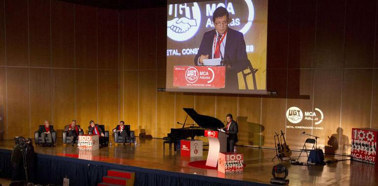 Javier Fernández reivindica el sindicalismo en el centenario de MCA-UGT Asturias