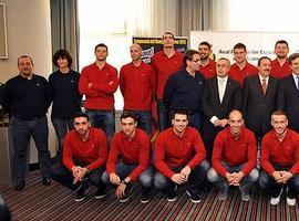Puesta de largo de la selección española de balonmano