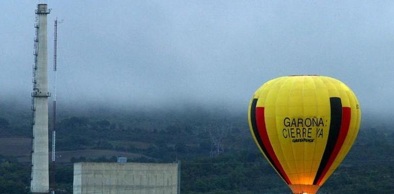 Greenpeace denuncia que la central nuclear de Garoña contamina térmicamente el río Ebro