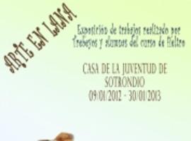 Exposiciones de pintura y fieltro en la Casa de Juventud de Sotrondio