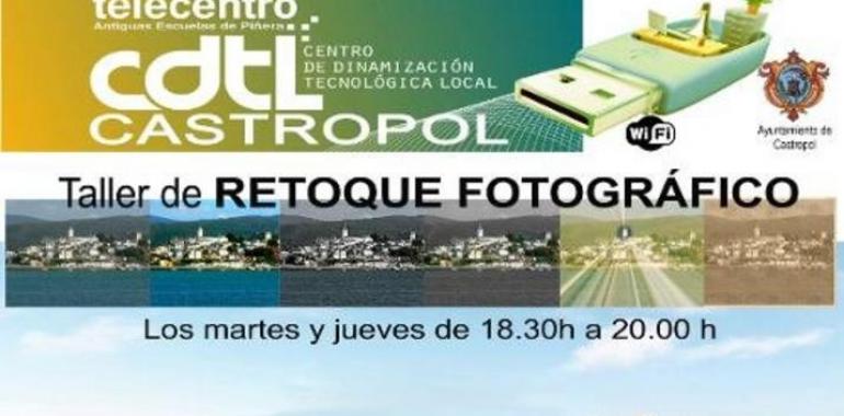 Taller de retoque fotográfico en Castropol