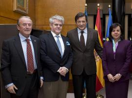 Entrevista del presidente del Principado con el presidente de North Atlantic Salmon Fund
