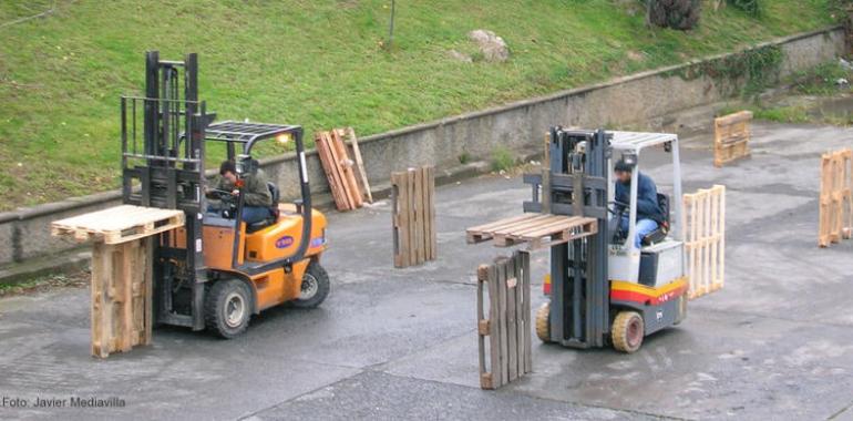 Una empresa burgalesa desarrolla un sistema de guiado automático óptico para carretillas elevadoras