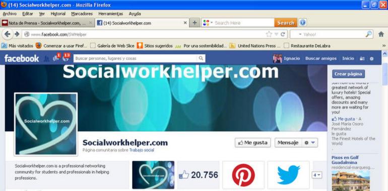 Socialworkhelper.com, una nueva herramienta Internacional de networking 