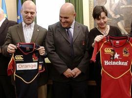 Recepción a la selección española de rugby