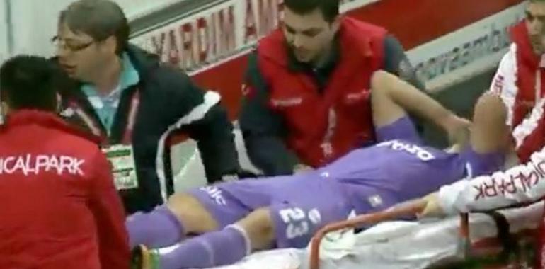 David Barral hospitalizado tras un choque con Drogba (vídeo)