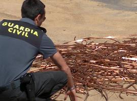 'Expertos' roban casi un kilómetro de tendido de cobre entre Bueño y Ferreros