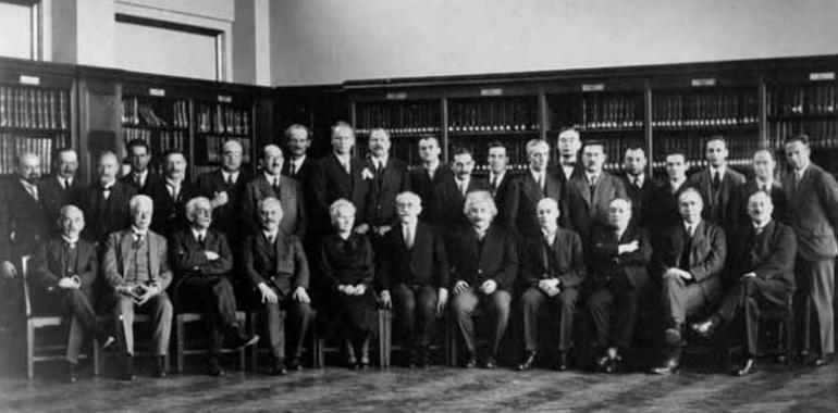 Blas Cabrera y su amigo Einstein