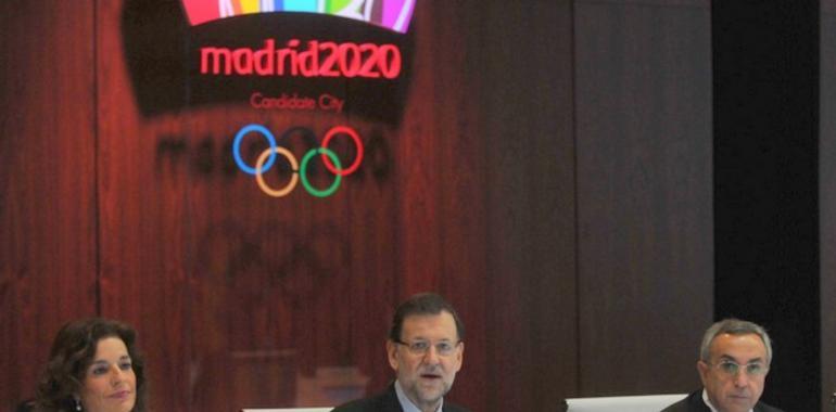 Rajoy: "Estamos preparados" para dar la batalla por Madrid olímpico