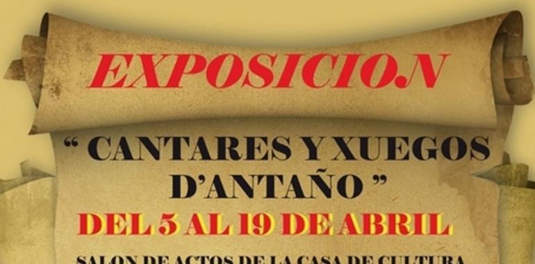  "La Sidrina" organiza en Lugones la exposición "Cantares y xuegos d´antaño"