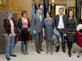 El presidente del Principado, con los Humanitarios de San Martín