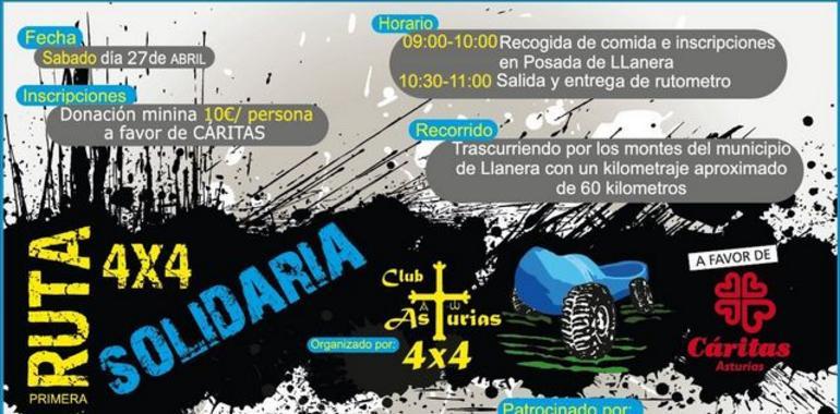 Ruta solidaria 4x4 a favor de Cáritas