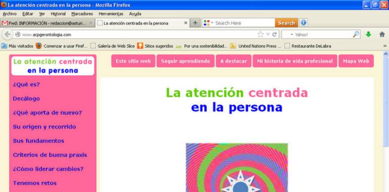 Nueva Web sobre  Gerontología y Atención Centrada en la Persona