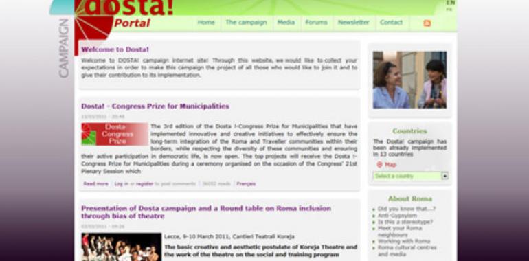 Campaña Dosta! contra los prejuicios y falsos estereotipos sobre la comunidad gitana. 