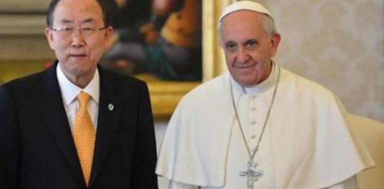 Encuentro del Papa con el secretario general de Naciones Unidas