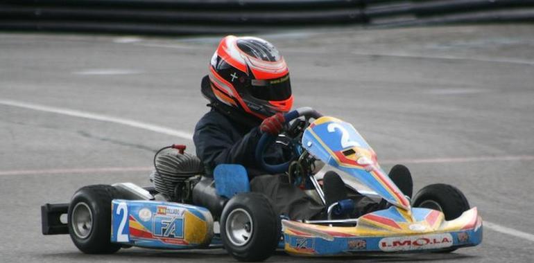 Collado, García y Blázquez ganadores en la segunda prueba del Campeonato de Asturias de Karting