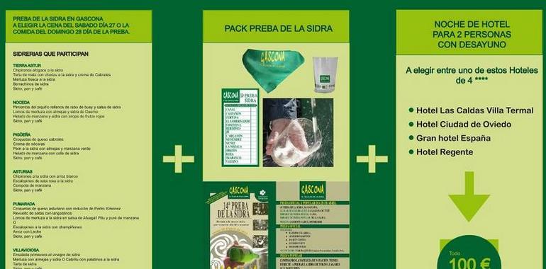 Preba la sidra, alójate en grande y disfruta con una oferta impensable