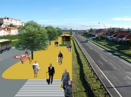 El bulevar de la autopista se presenta a los grupos políticos municipales de Oviedo