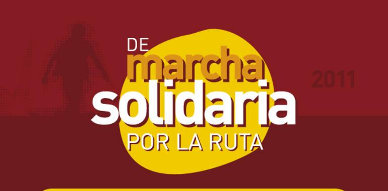 La primera marcha solidaria Ruta Vía de la Plata, en Aller