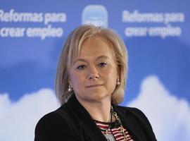 Mercedes Fernández apela a la sensibilidad de Almunia para evitar la devolución del 'tax lease'