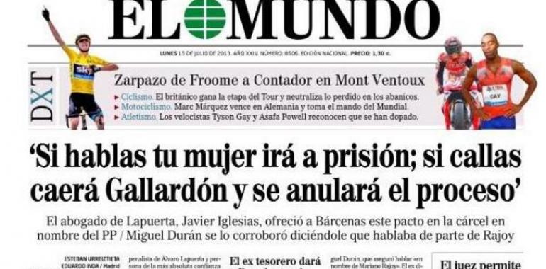 Bombazo? Bárcenas