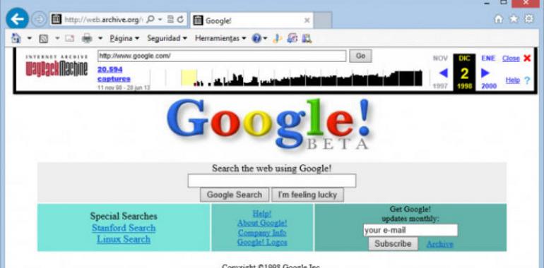 Para acceder al contenido de webs que no funcionan o que incluso han cambiado