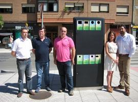 Instalado en El Entrego el primer 'mini punto limpio' de Asturias