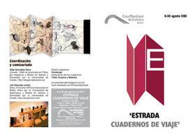 Exposición colectiva "Estrada: Cuadernos de viaje" en la Casa Municipal de Cultura de Avilés.