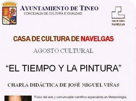 Conferencia en Navelgas sobre "El tiempo y la pintura"