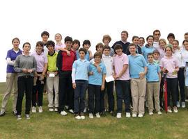 Masiva participación de los juveniles asturianos en  el Campeonato Internacional de Golf Andalucía