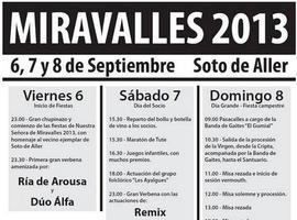 Romería allerana en Soto por la virgen de Miravalles