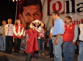 Ollanta cierra campaña en Arequipa favorito a la Presidencia de Perú