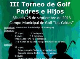 Torneo de Golf \Padres e hijos\ en el Club Las Caldas