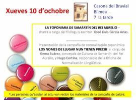 Samartín pon en marcha una campaña pa promocionar la toponimia oficial del conceyu