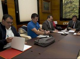 Encuentro del presidente del Principado con la Ejecutiva del SOMA