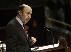 Rubalcaba, "profundamente apenado", traslada su solidaridad a las familias de los mineros fallecidos