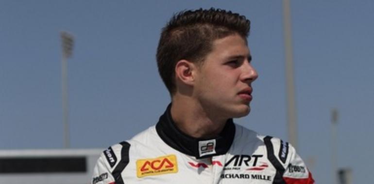 Facu Regalia en el test de GP2 con Caterham Racing