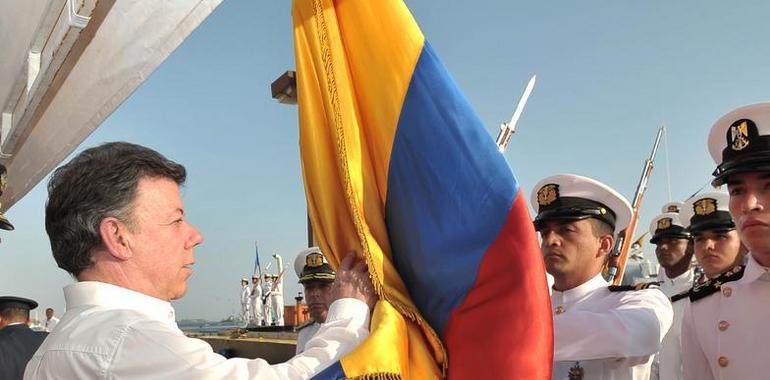 ‘Hoy el Caribe colombiano es una zona tranquila gracias a los marinos’, afirmó el Presidente Santos  