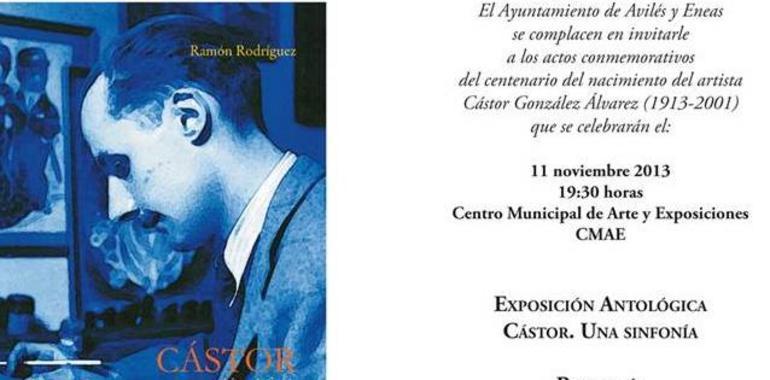 Homenaje avilesino al polifacético artista  Cástor González Álvarez